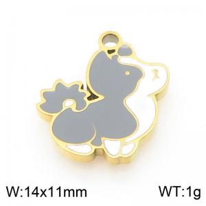 Stainless Steel Charms - KLJ10464-ZLA
