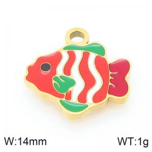 Stainless Steel Charms - KLJ10760-ZLA