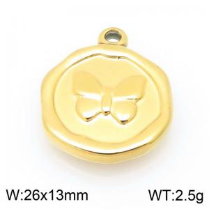 Stainless Steel Charms - KLJ11071-ZWGYL