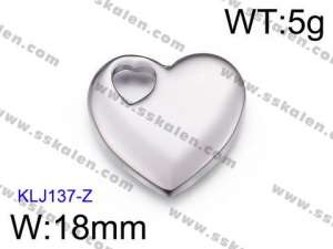 Stainless Steel Charms - KLJ137-Z