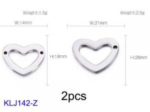 Stainless Steel Charms - KLJ142-Z
