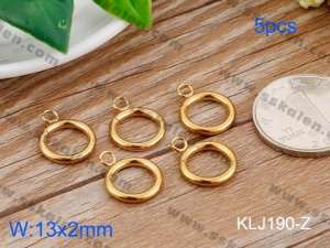Stainless Steel Charms - KLJ190-Z