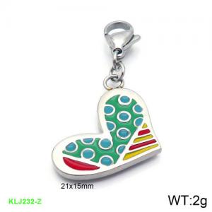 Stainless Steel Charms with Lobster - KLJ232-Z