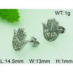 Stainless Steel Earring - KLJ6763-Z