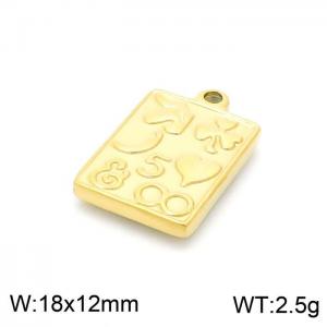 Stainless Steel Charms - KLJ7633-Z
