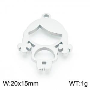 Stainless Steel Charms - KLJ7955-Z