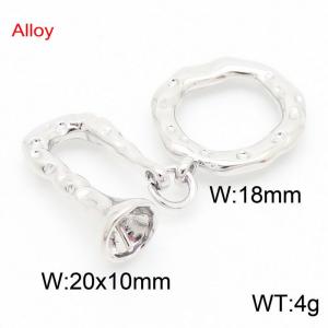 Alloy jewelry buckle DIY semi-finished accessories - KLJ8728-Z