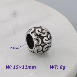 15X11MM Stainless Steel Bead Accessories With Cloud Texture Pattern Texture Luck Jewelry - KLJ9066-KJX