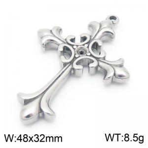 Silver Cross Pendant - KLJ9176-Z