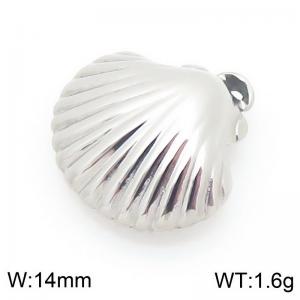 14mm Stainless Steel Shell Charm - KLJ9912-Z