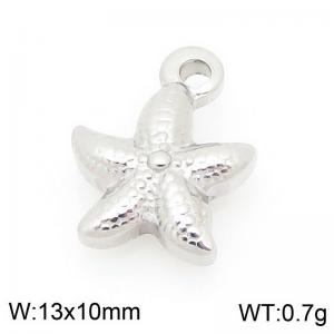 13X10mm Stainless Steel Star Fish Charm - KLJ9926-Z