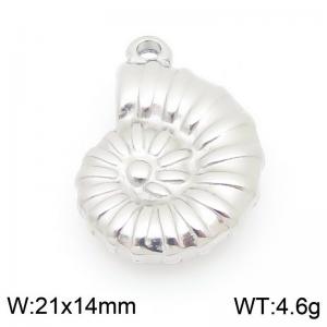 Stainless Steel Conch Charm - KLJ9966-Z