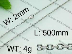 Staineless Steel Small Chain - KN10012-Z