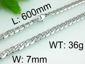 Stainless Steel Necklace - KN10211-Z