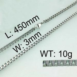 Staineless Steel Small Chain - KN10283-Z