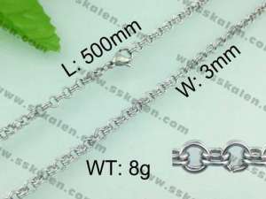 Staineless Steel Small Chain - KN10538-Z