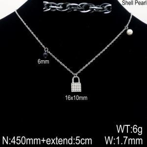 Stainless Steel Necklace - KN106840-Z
