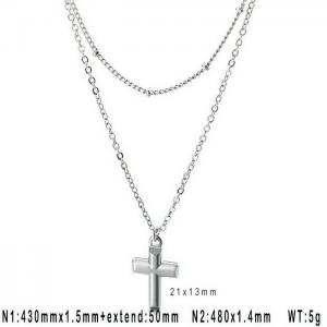 Stainless Steel Necklace - KN106844-Z