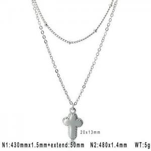 Stainless Steel Necklace - KN106846-Z