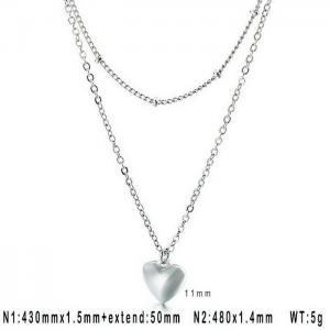 Stainless Steel Necklace - KN106848-Z