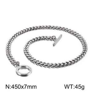 Stainless Steel Necklace - KN107089-Z