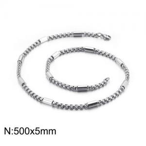 Stainless Steel Necklace - KN107408-Z