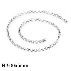 Stainless Steel Necklace - KN107418-Z