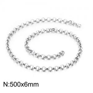 Stainless Steel Necklace - KN107419-Z