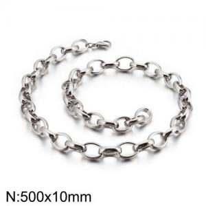 Stainless Steel Necklace - KN107443-Z