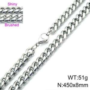 Stainless Steel Necklace - KN107597-Z