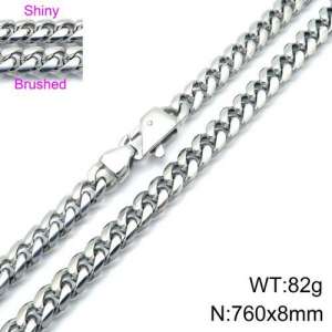 Stainless Steel Necklace - KN107610-Z