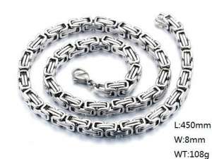 Stainless Steel Necklace - KN107648-Z