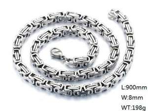 Stainless Steel Necklace - KN107656-Z