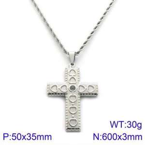 Stainless Steel Necklace - KN107668-KFC