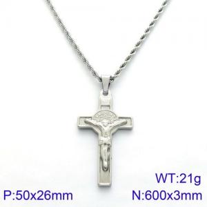 Stainless Steel Necklace - KN107669-KFC