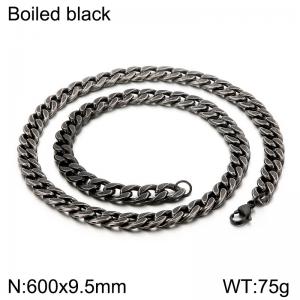 Stainless Steel Necklace - KN107975-Z