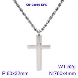 Stainless Steel Necklace - KN108050-KFC
