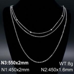 Stainless Steel Necklace - KN108090-Z