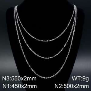 Stainless Steel Necklace - KN108098-Z