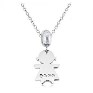 Stainless Steel Necklace - KN108631-PA