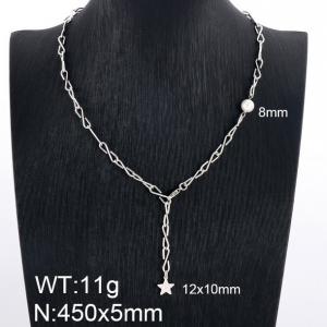 Stainless Steel Necklace - KN109327-KFC