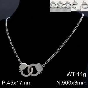 Stainless Steel Necklace - KN109633-Z