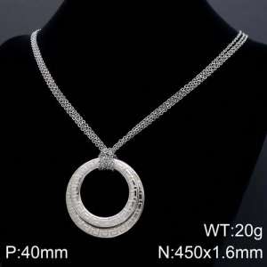 Stainless Steel Necklace - KN109669-Z