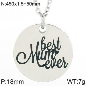 Stainless Steel Necklace - KN109782-KFC