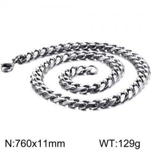 Stainless Steel Necklace - KN110271-Z