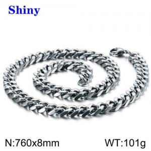 Stainless Steel Necklace - KN110276-Z