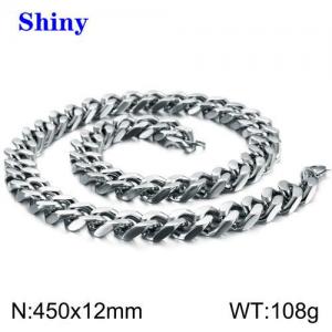 Stainless Steel Necklace - KN110278-Z