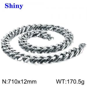 Stainless Steel Necklace - KN110282-Z