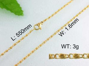 Staineless Steel Small Gold-plating Chain - KN11059-Z