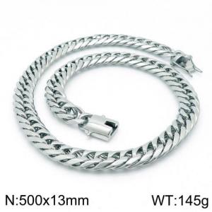 Stainless Steel Necklace - KN111347-Z